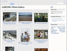 Tablet Screenshot of gallery.lumcon.edu